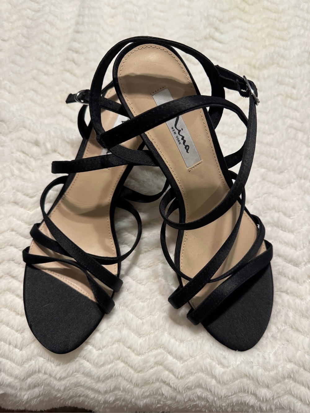 Nina Women’s Black Multi-Strap Sandals